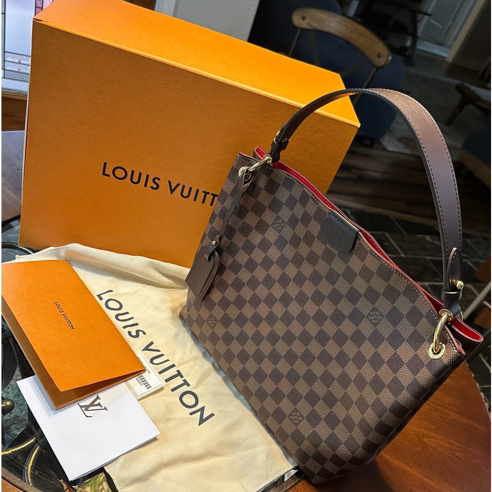 Graceful Louis Vuitton PM Ebene Damier